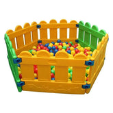 Huitich kids play fence UAE made of durable plastic with colorful balls for safe playtime